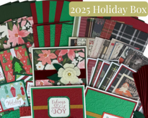 A handcrafted Christmas card kit to DIY 24+ holiday cards.